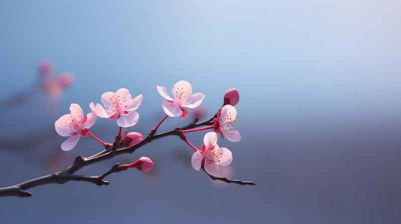 雪花，背景图景色唯美 7