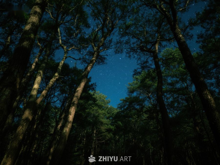 夜空下的森林 357