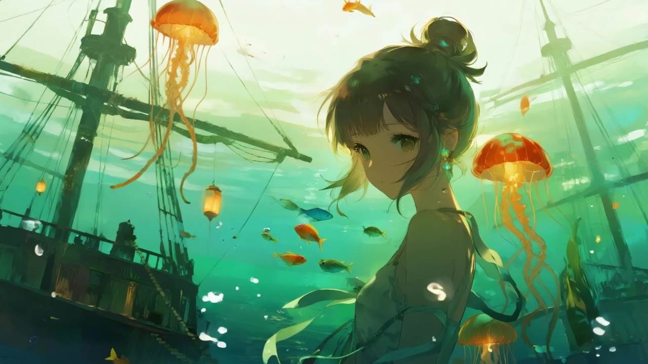海中女孩