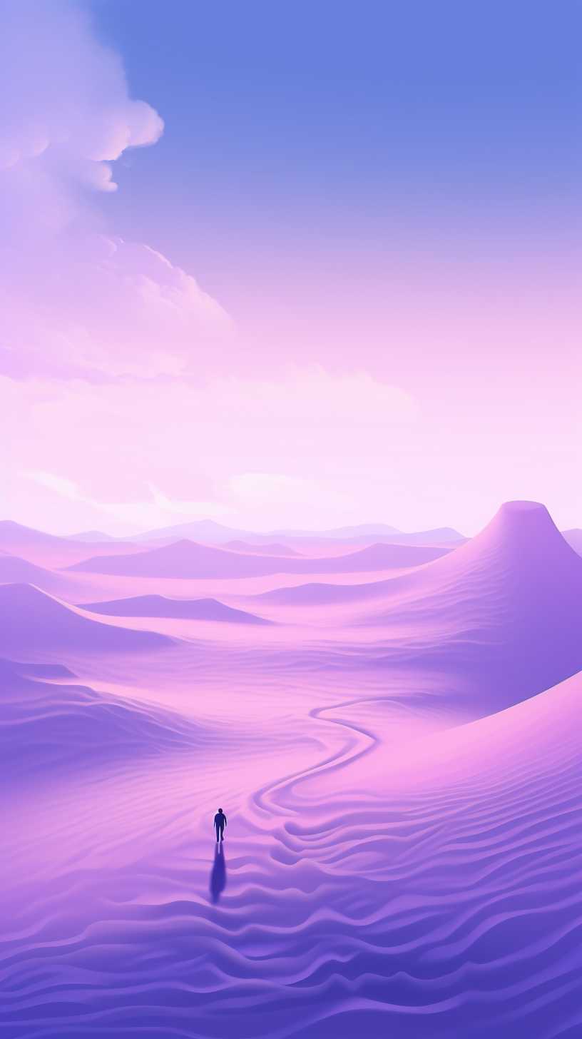 紫色唯美背景图
