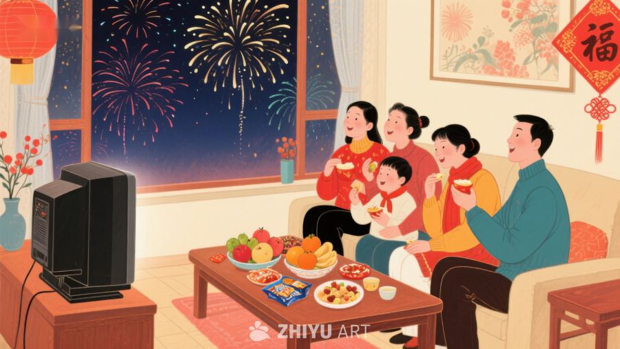 家庭欢聚迎新年 489