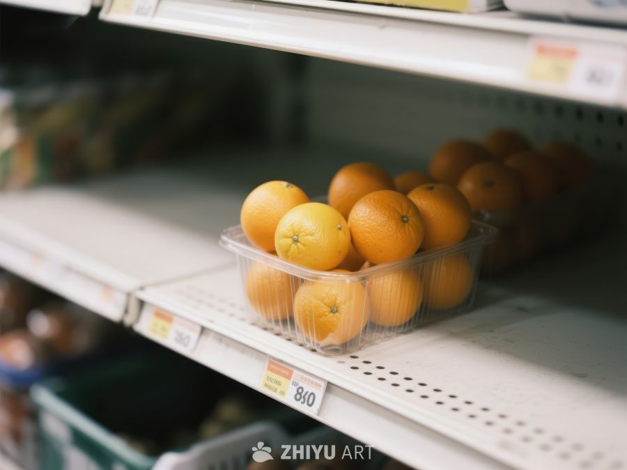 超市货架上的橙子 87