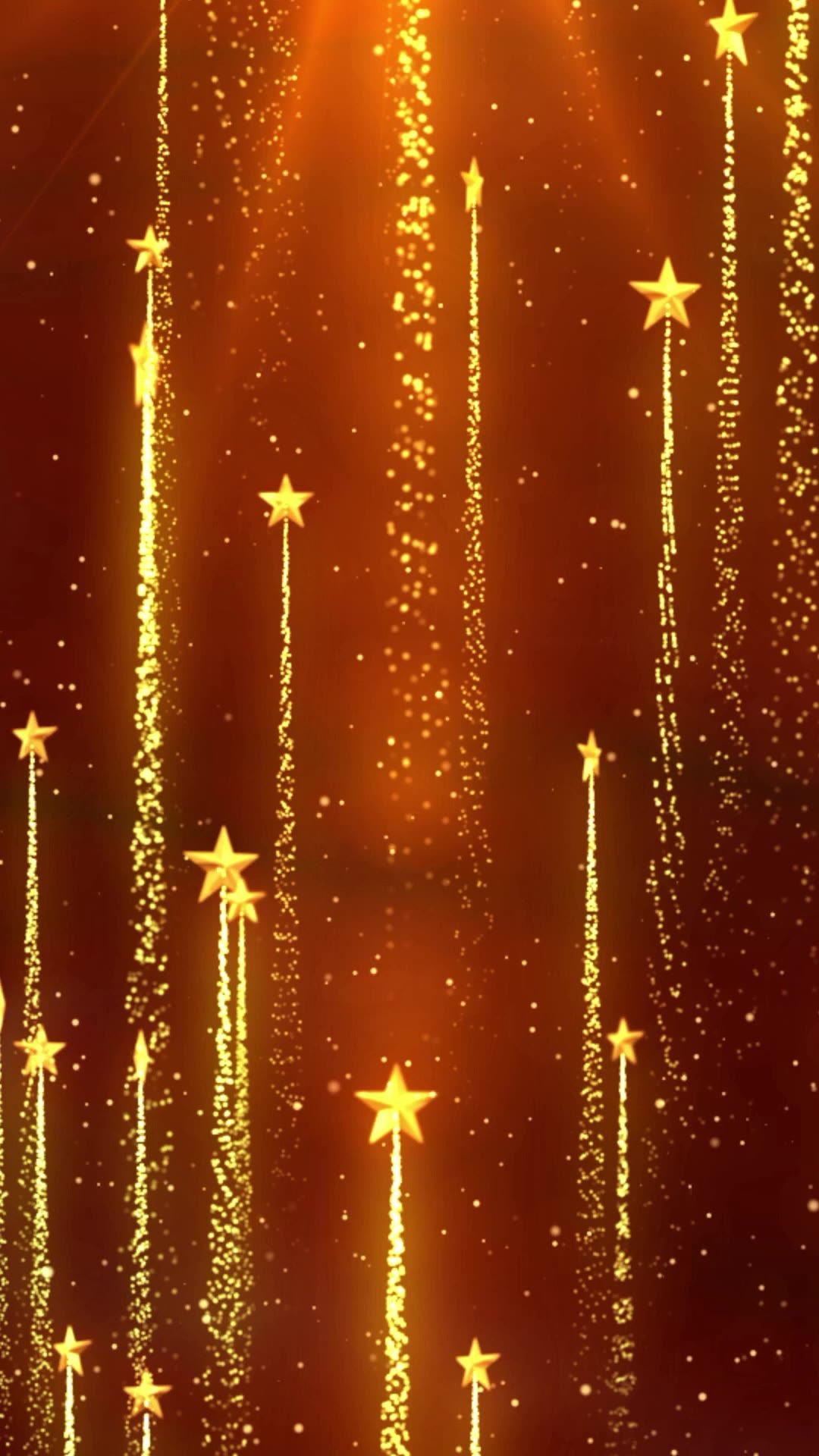 竖版红色粒子红绸光束背景视频素材 129
