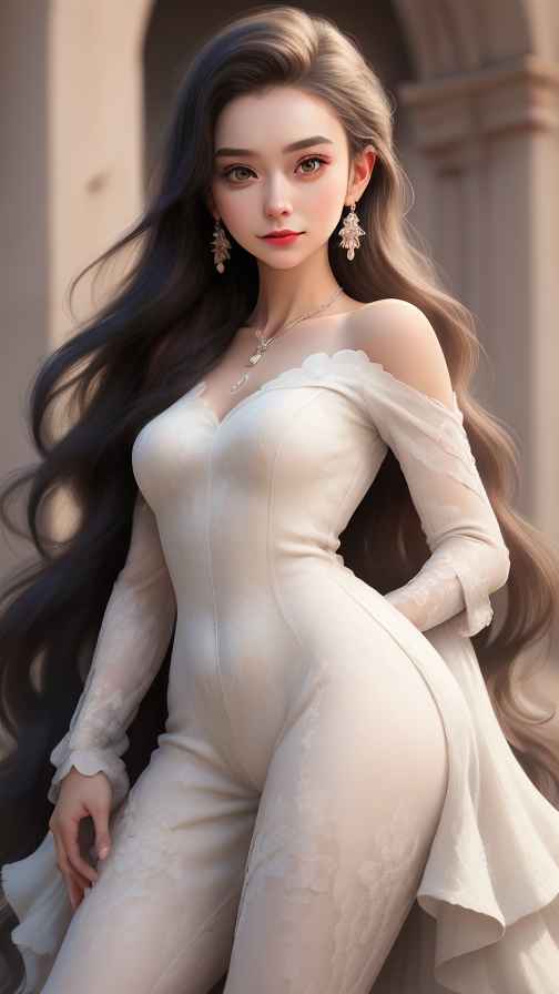 美女身材好看穿什么都好看