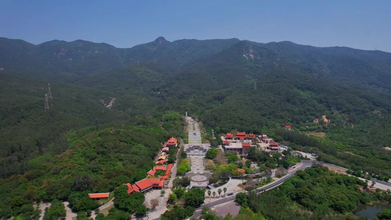 航拍厦门北辰山景区