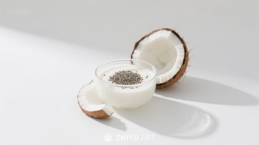 椰子与椰奶饮品
