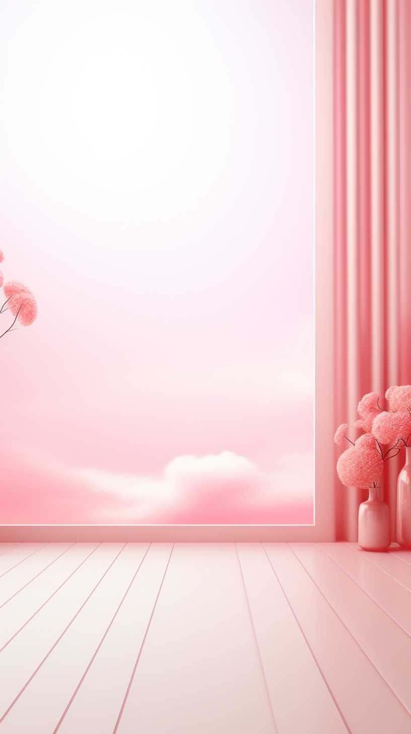 粉色艺术图