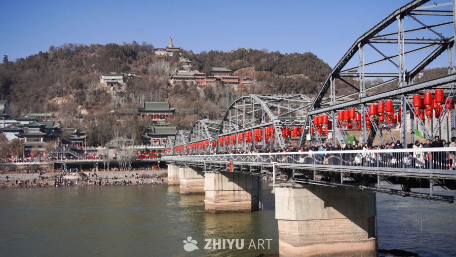兰州黄河市集春节氛围浓厚 16