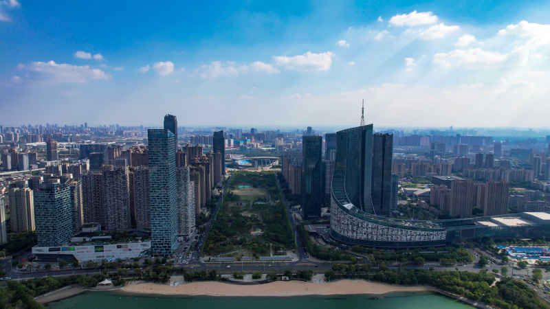 安徽合肥城市风光航拍图 21