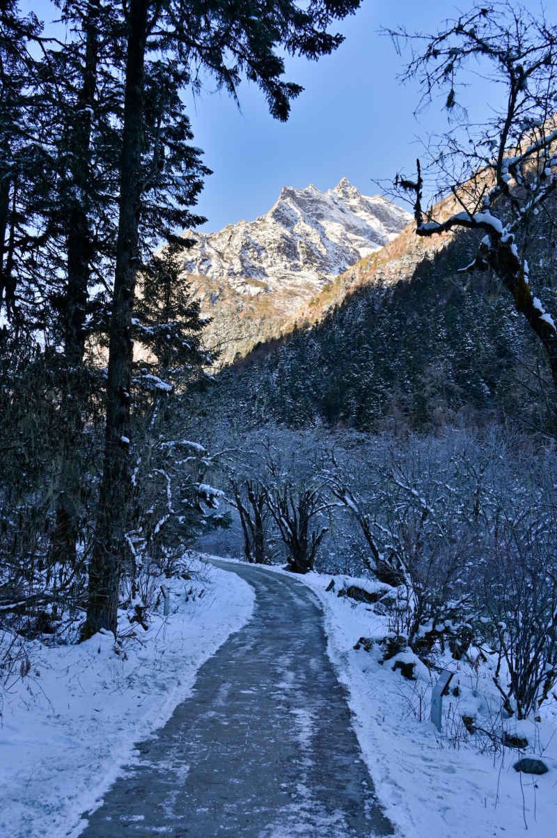 雪山下之路