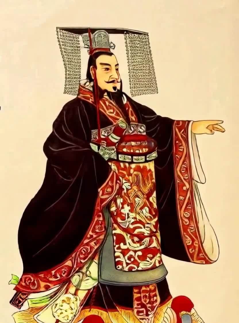 持装饰容器穿长袍的蓄须男子