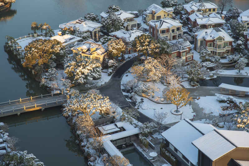 温州新城雪景 6