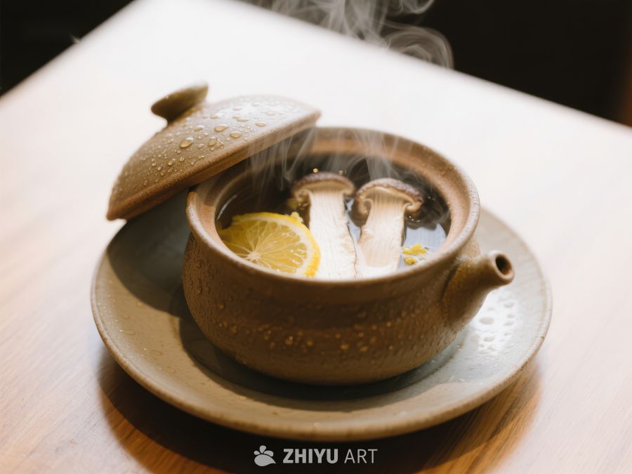 热气腾腾的菌菇柠檬汤 178