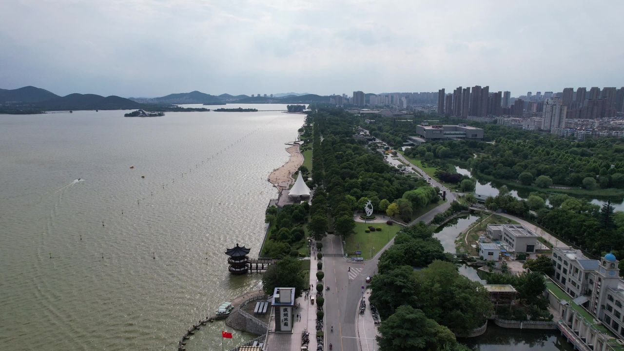 江苏徐州城市风光地标建筑航拍 