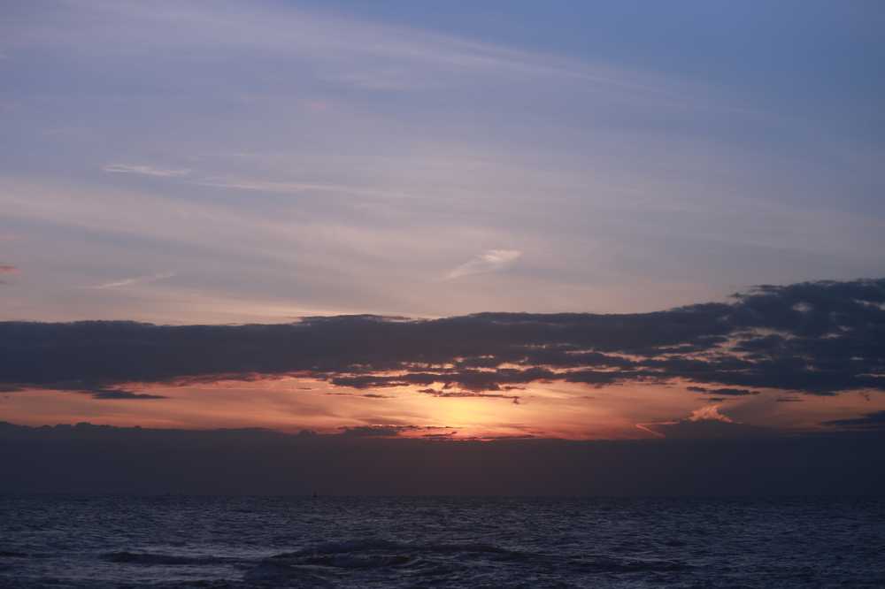 北海下的清晨黄昏