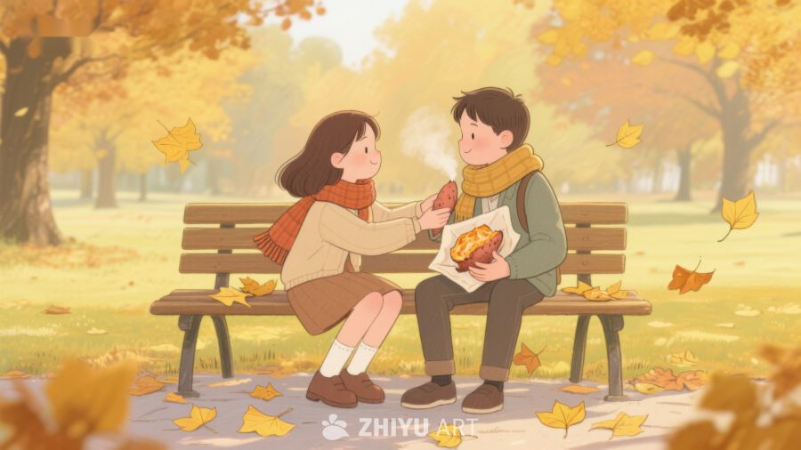 秋日公园里的温馨分享 281