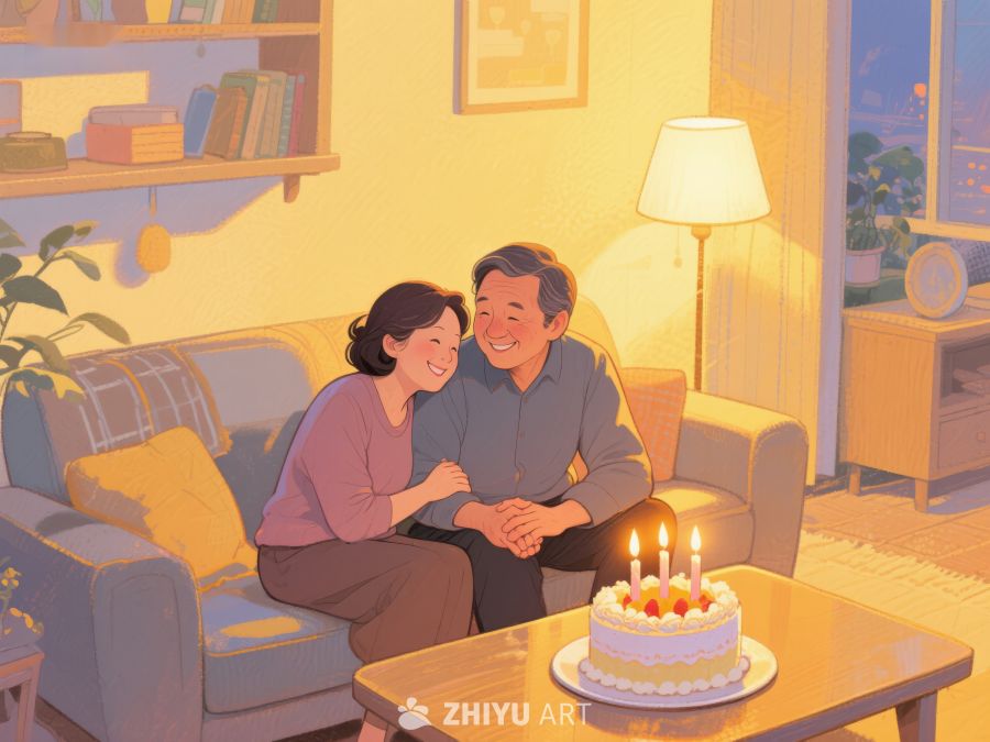 温馨夜晚，共庆生日 809