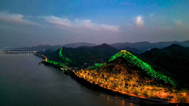 湖北宜昌城市夜景