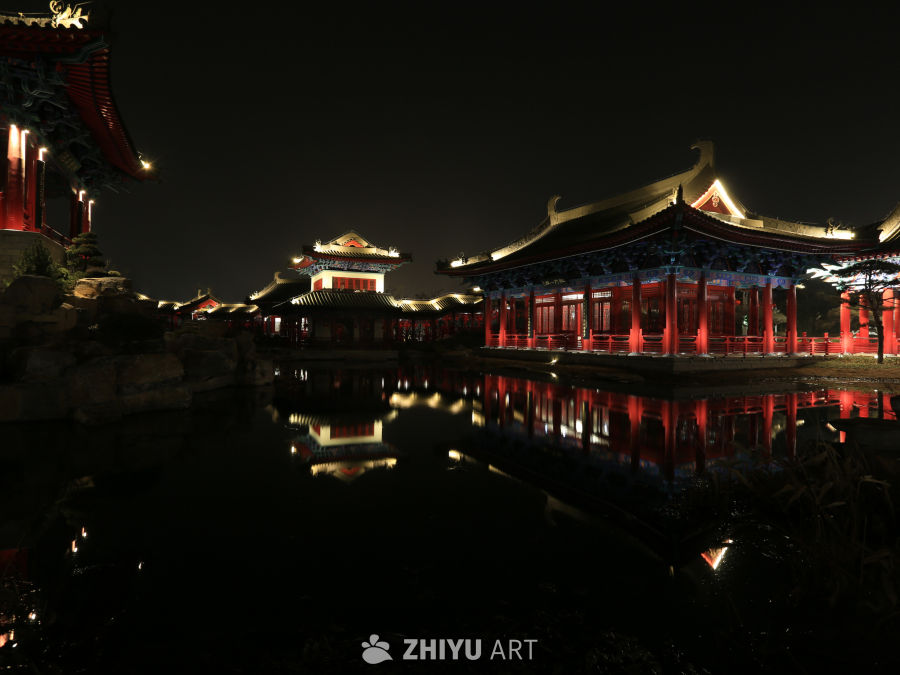 夜色中的古韵
