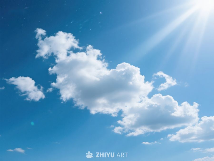 晴空万里，白云飘逸 63