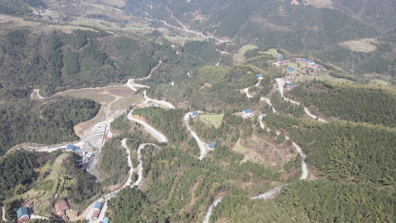 祖国青山绿水大好河山航拍 