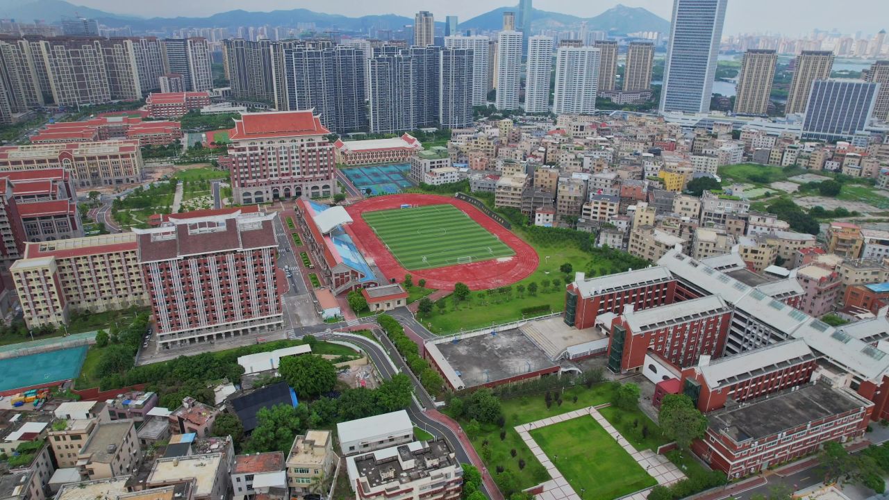 航拍厦门集美工业学校 12