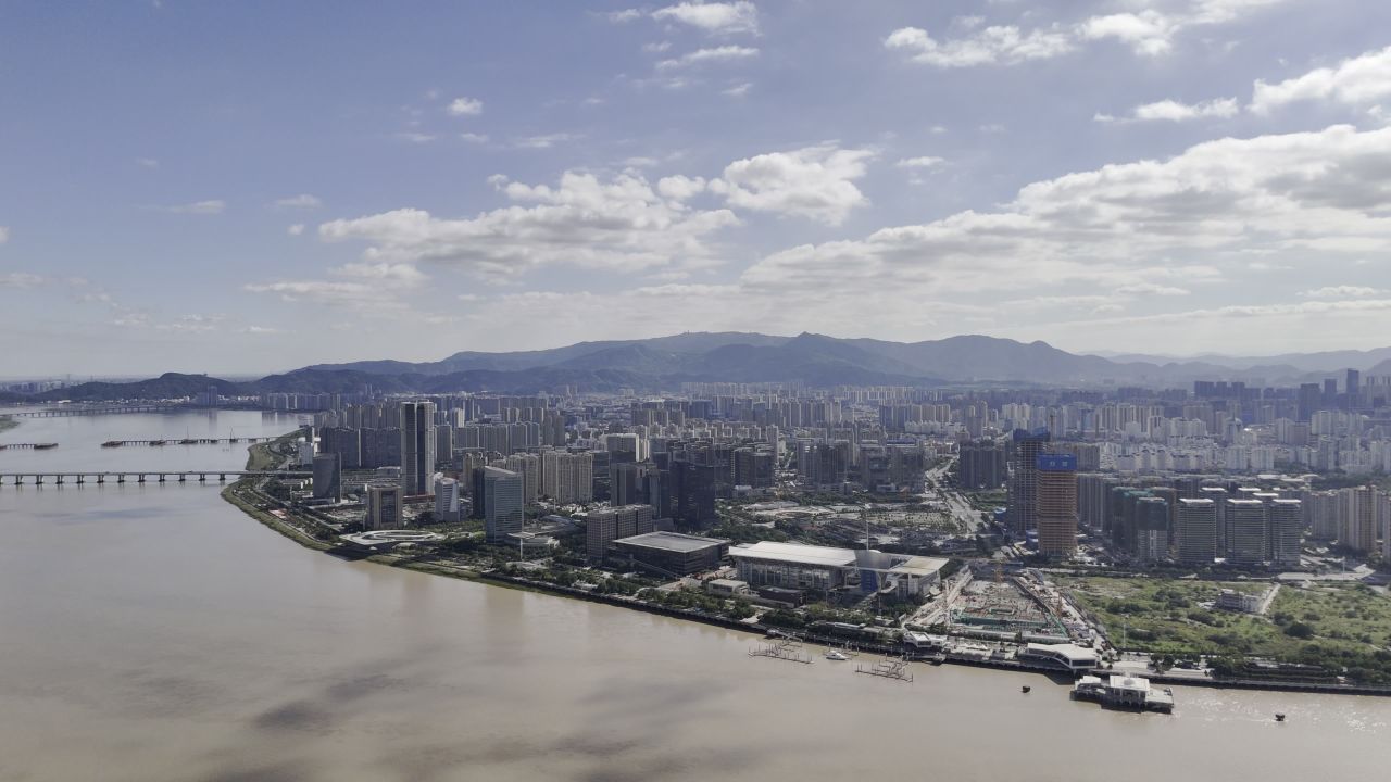 温州晴天城市航拍 30