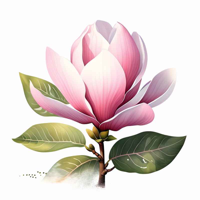 超美的玉兰花元素 3