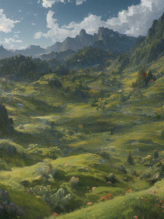 夏季自然美景绿色1