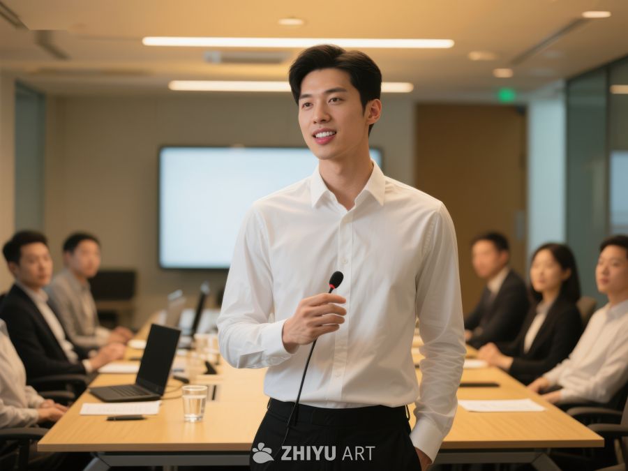 商务会议中的演讲者 293