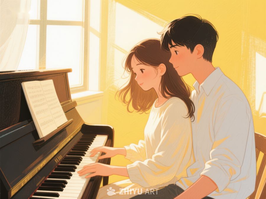 温馨钢琴时光：情侣共奏乐章 688