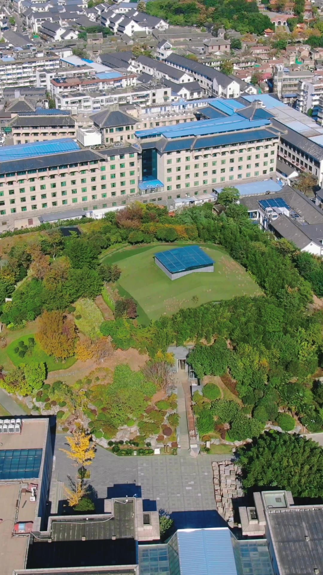  湖南怀化城市风光竖屏航拍