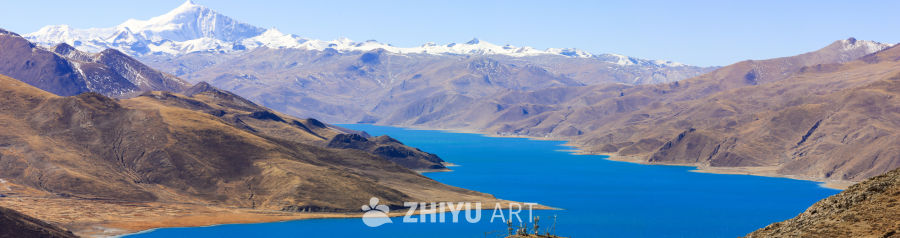雪山湖泊高原风光