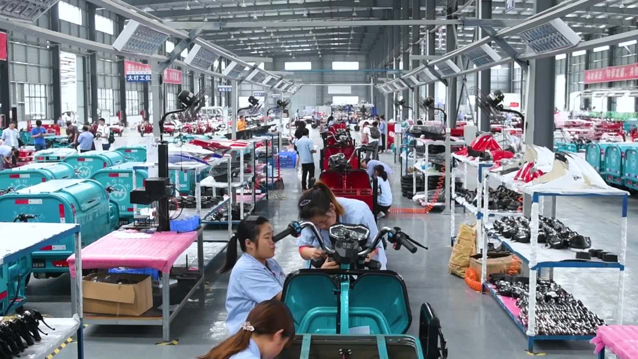 合集工业制造新能源电动车生产素材