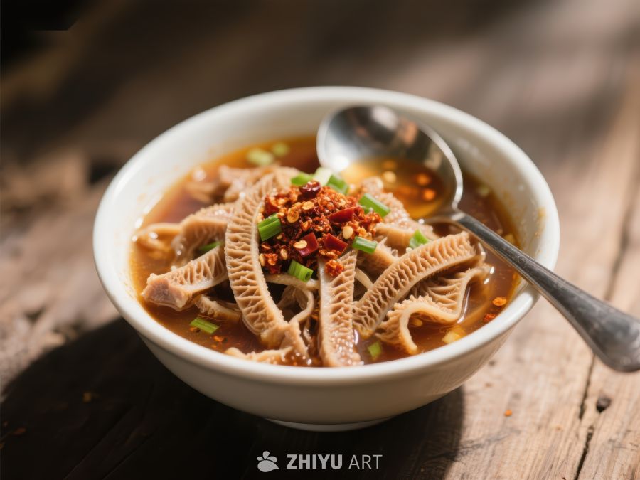 麻辣牛肚汤，鲜香四溢的美食