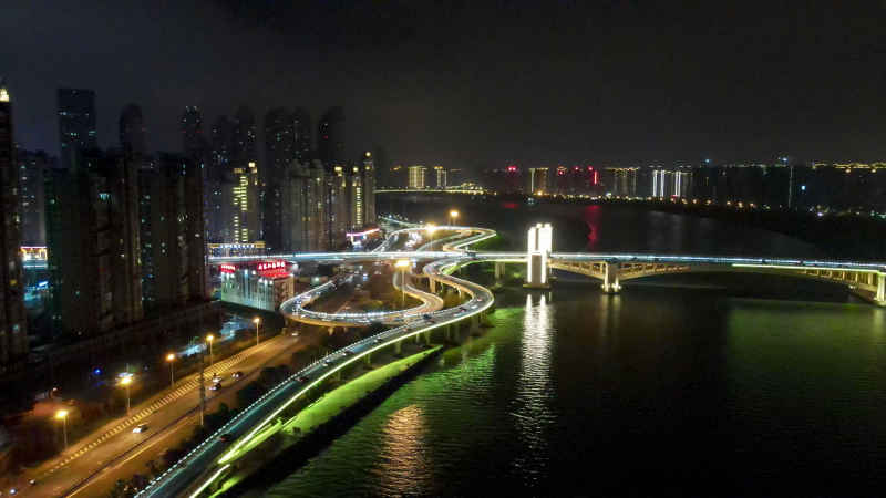 福建泉州城市风光航拍图 