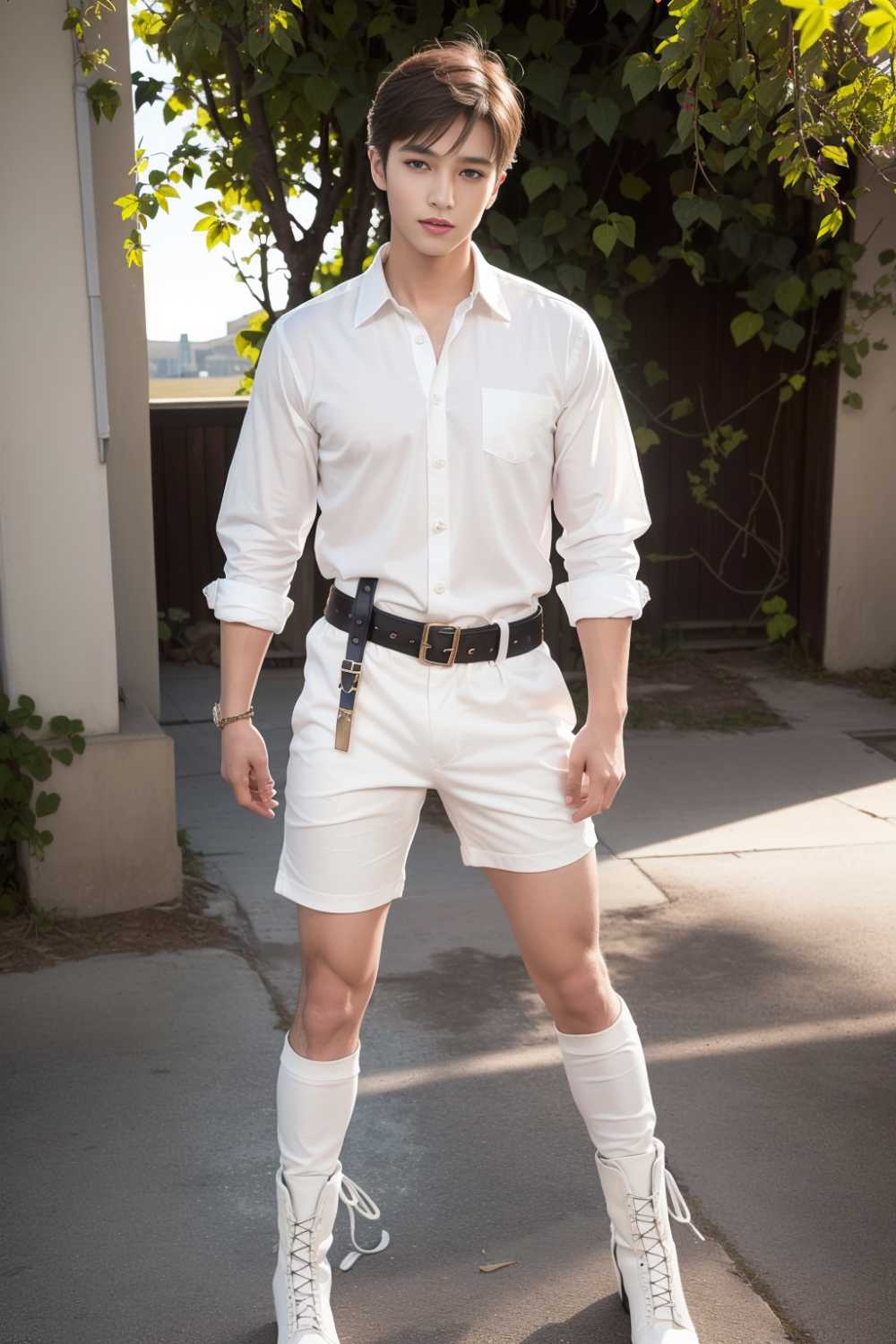 帅气男模