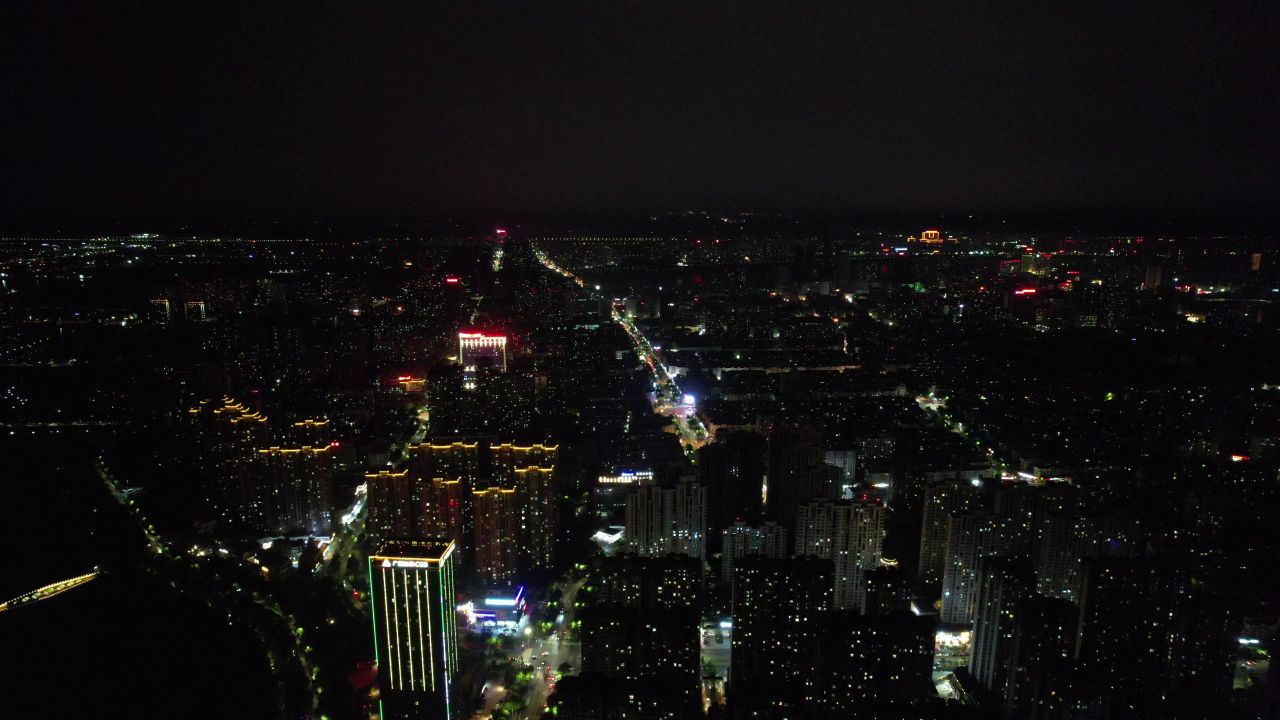 蚌埠城市夜景灯光 