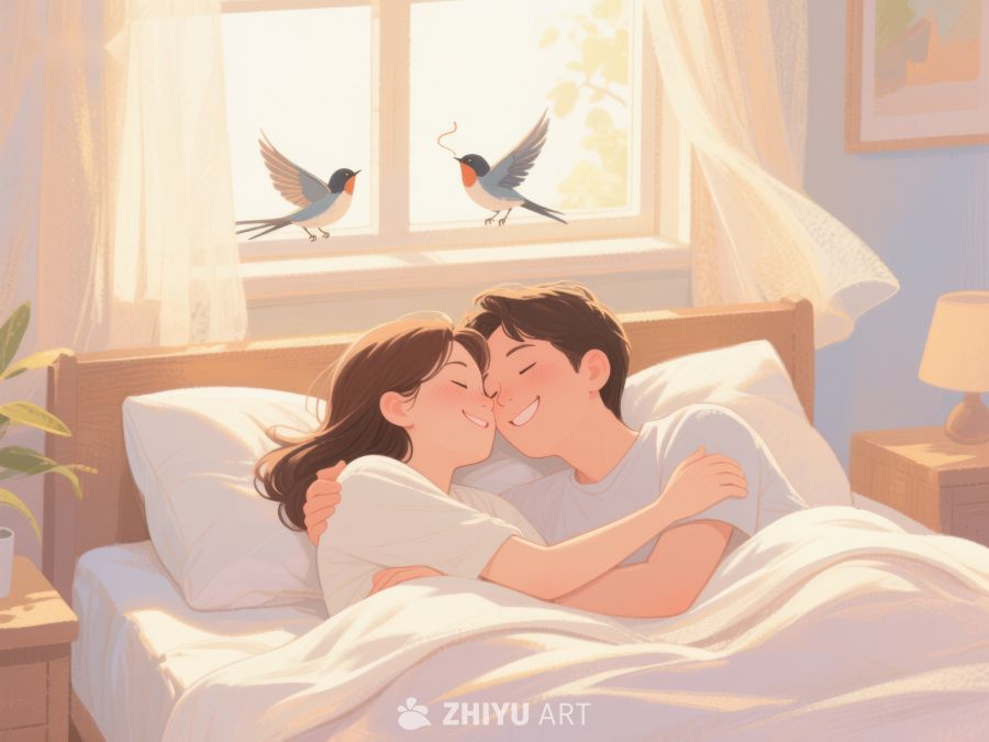 晨光中的甜蜜拥抱 15