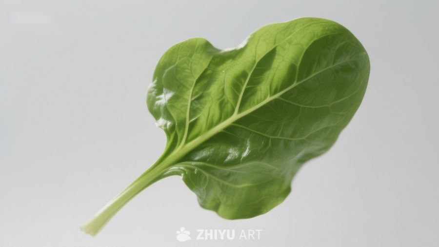 新鲜绿叶特写