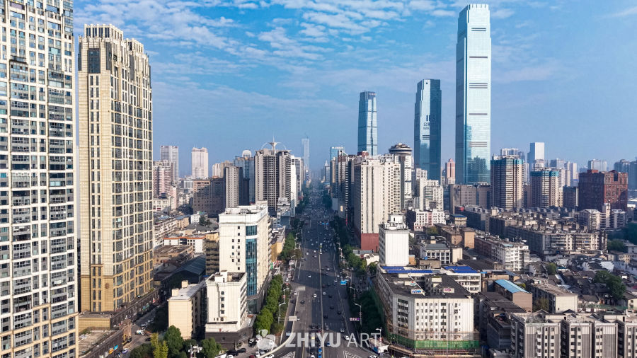 现代都市繁华景象