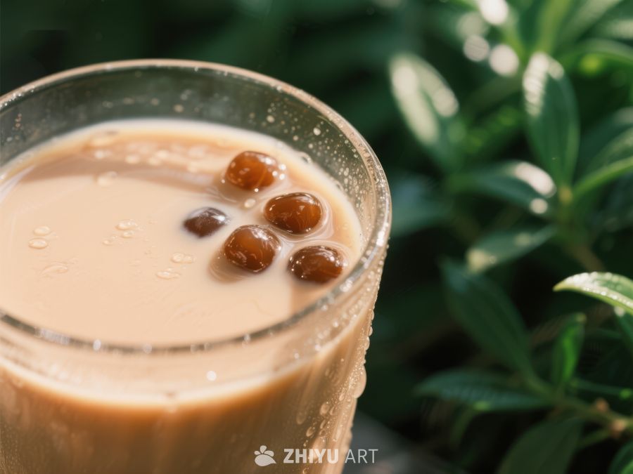 奶茶与珍珠的完美结合