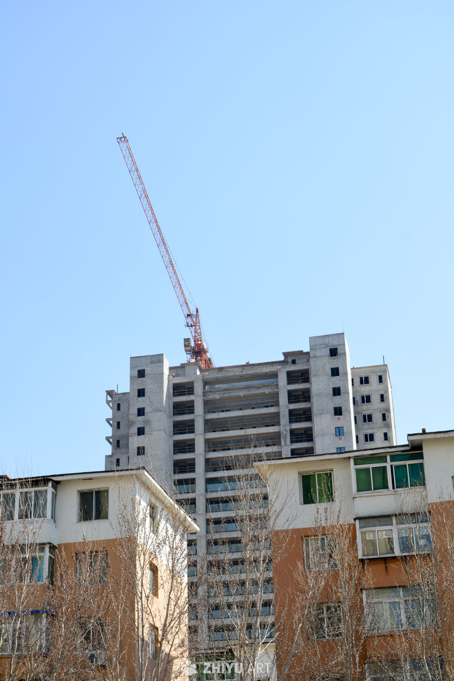 城市在建高层住宅