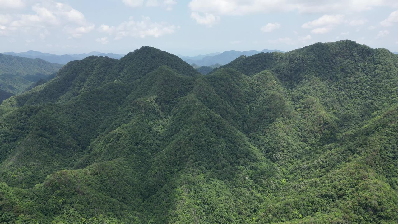 航拍祖国壮丽山川湖北神农架林区