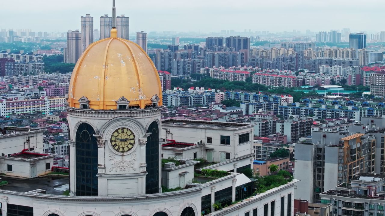 广东东莞城市建筑风光航拍 4