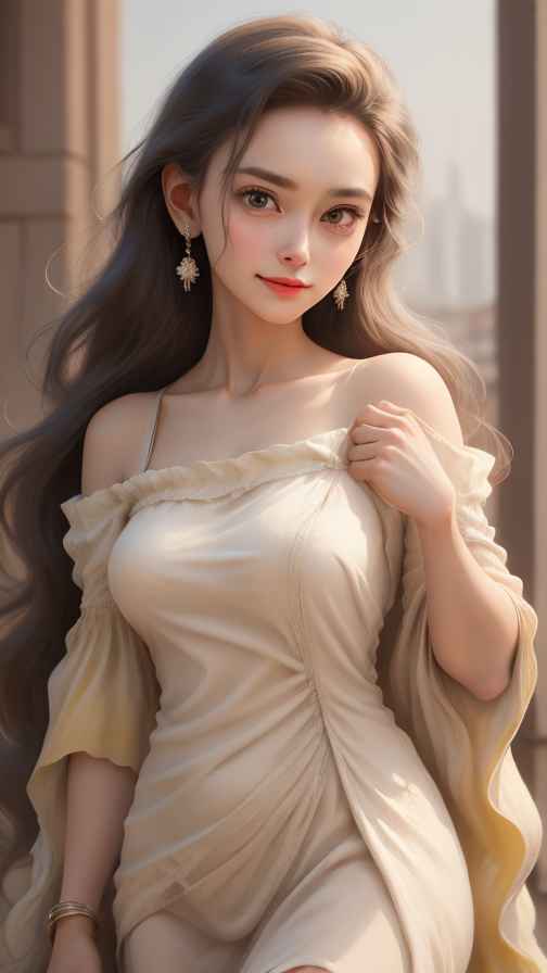 吊带美女