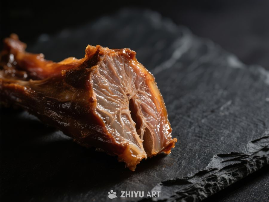 烤制鸭肉特写 637
