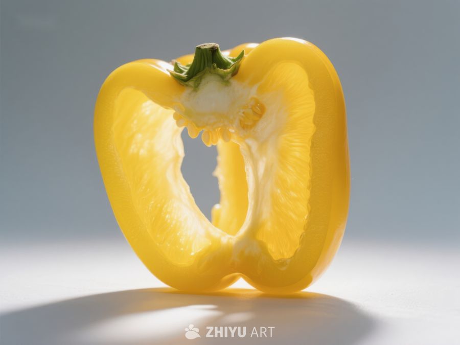 切开的黄色甜椒 246