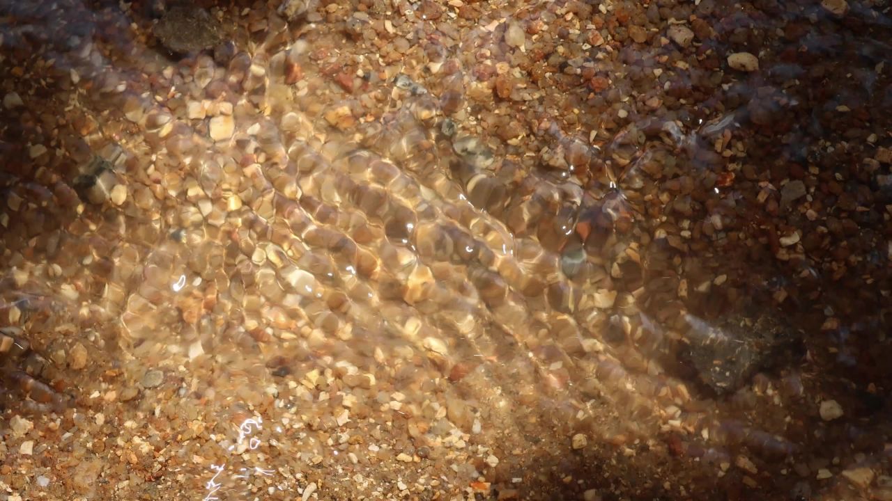 4K小溪阳光清澈流水4