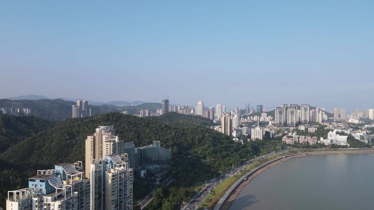 珠海市区航拍
